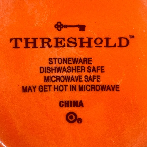 Threshold Rust Orange and White Polka Dot Coffee Mug - Picture 5 of 6